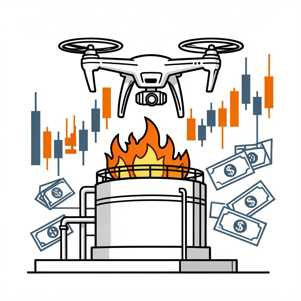 Drone Strike Targets Tripoli Fuel Depot Threatening Libyan Energy Infrastructure