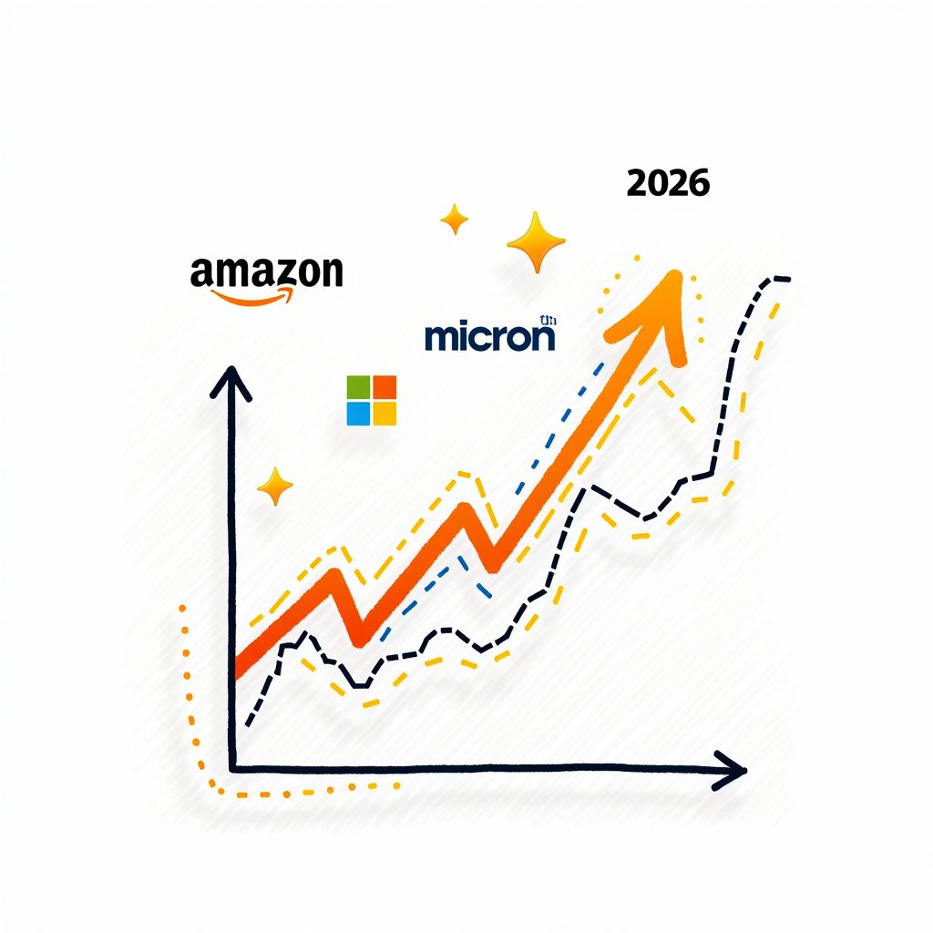 Wall Street Analysts Target Amazon, Microsoft, and Micron for Major 2026 Growth