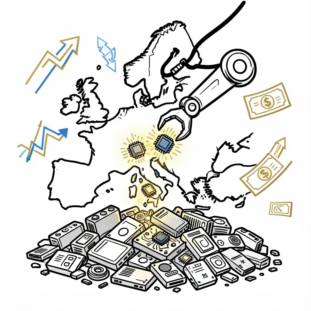 Europe Turns to Electronic Waste to Secure Critical Tech Materials