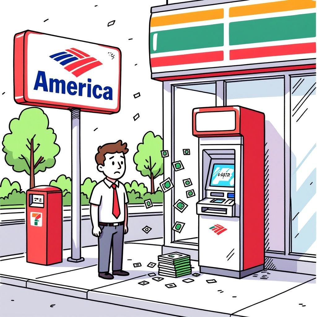 Bank of America Settles for $2.25 Million Over Hidden ATM Fees at 7-Eleven