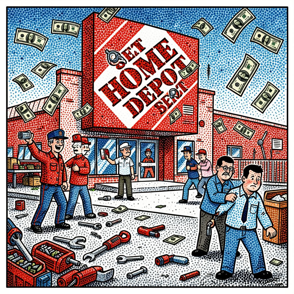 California Task Force Dismantles $600,000 Home Depot Resale Operation