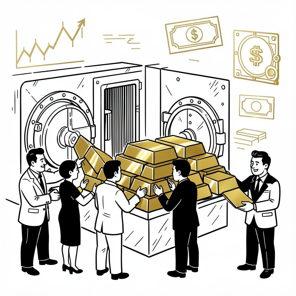 Central Banks and Investors Turn to Physical Gold to Safeguard Retirement Wealth