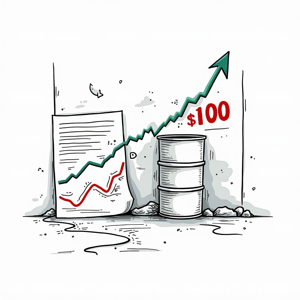 Oil Prices Break $100 as Middle East Blockade Forces Gulf Nations to Slash Production