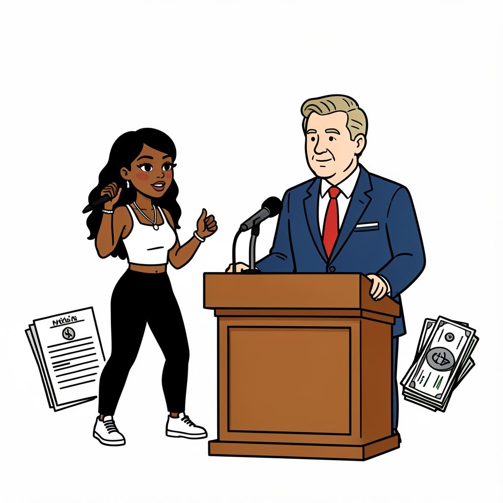 Nicki Minaj Joins Donald Trump in Michigan to Mobilize Midterm Voters