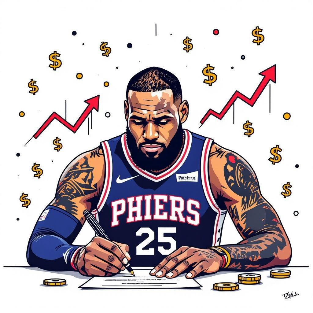 LeBron James Signs with the Philadelphia 76ers to Chase NBA History