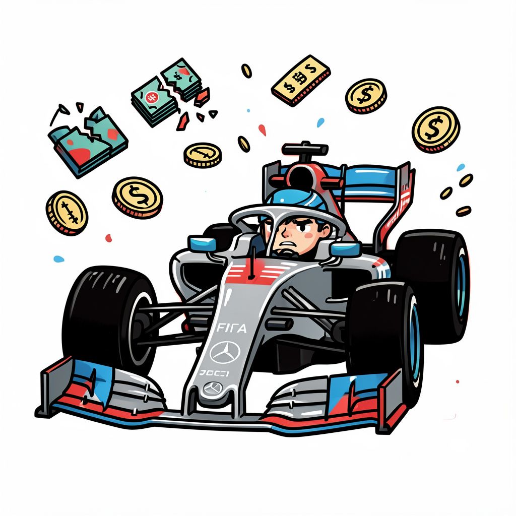 Mercedes' Rising Star Crashes Out in Barcelona: A Costly Mistake?