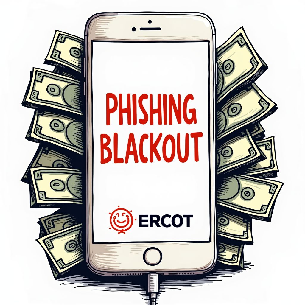 Fraudulent Blackout Texts Target Texans Amid Winter Storm Warnings