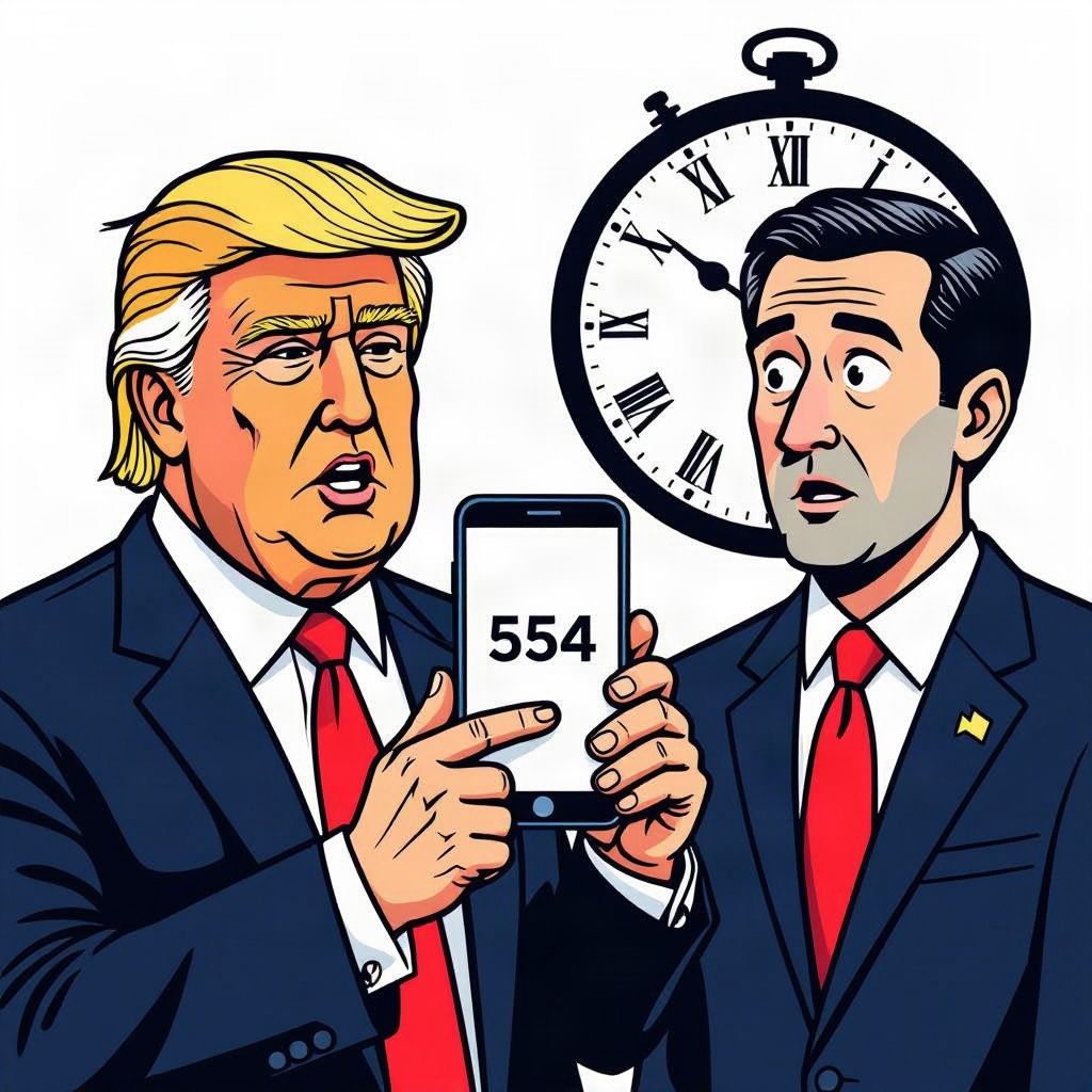 Donald Trump Leaks Senator's Phone Number Over Time Standard Debate