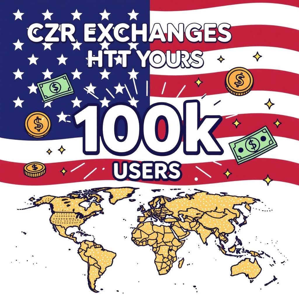 CZR Exchange Crosses 100,000 Global Users Amid Rapid International Expansion