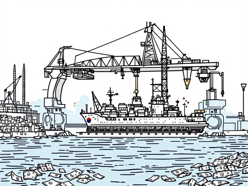 South Korean Shipbuilders Form Task Force for $350 Billion U.S. Investment