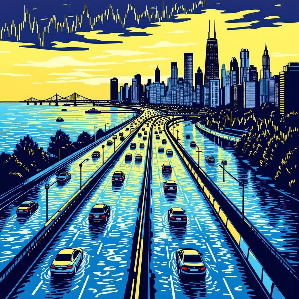 Severe Flooding Shuts Down Major Chicago Highways and Cuts Power to Thousands