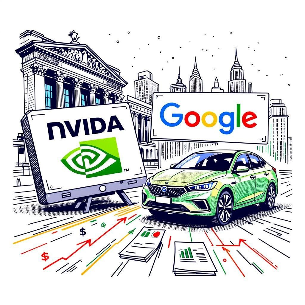 Tech Giants Nvidia and Google Set to Steer Wall Street