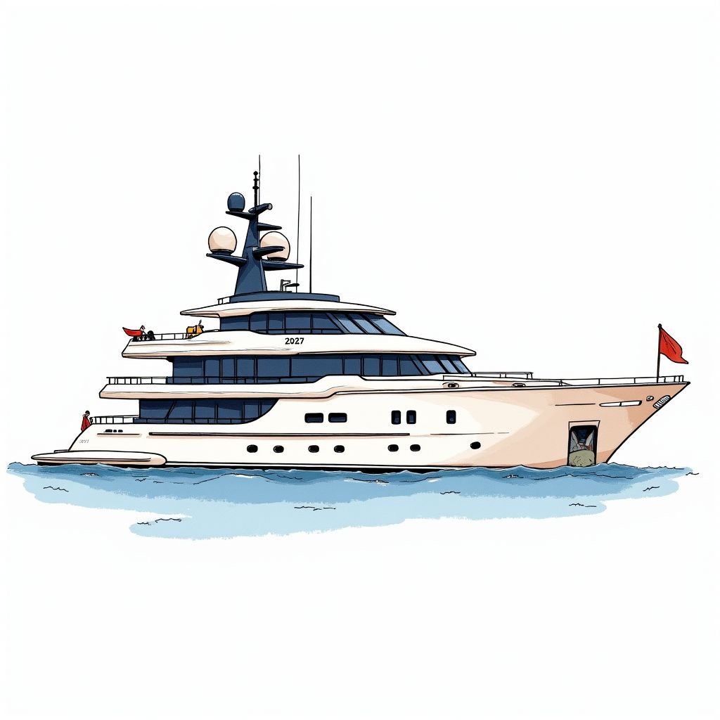 Ritz-Carlton Steers 242-Meter Superyacht to Alaska and Asia for 2027