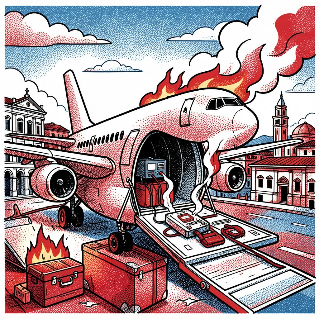 Cargo Hold Hazard: How a Charging Power Bank Forced a Commercial Flight Diversion