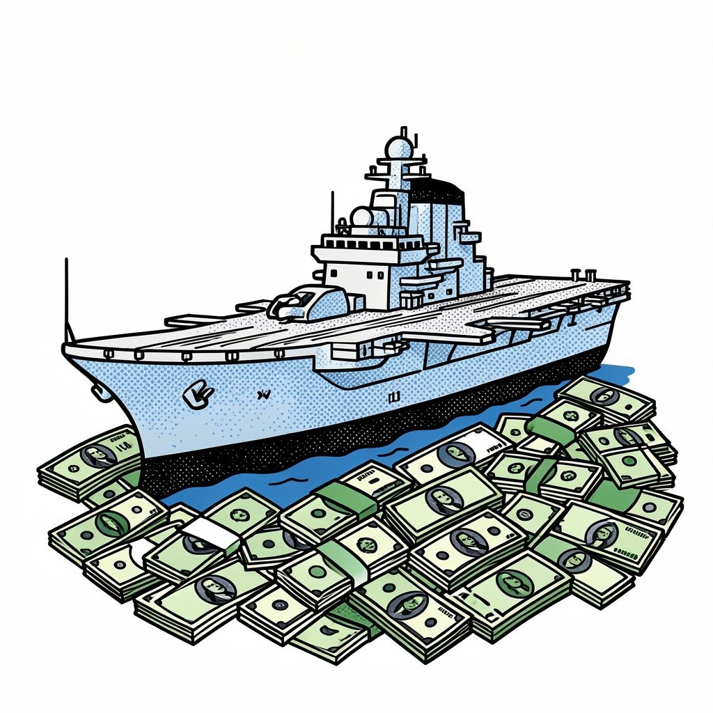 US Navy Commits Five Billion Dollars to Refuel Nuclear Aircraft Carrier