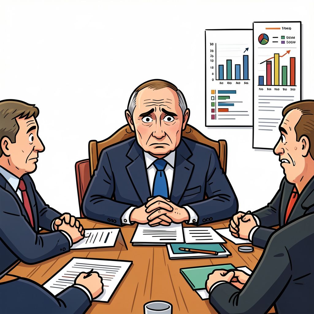 Putin Convenes Emergency Meeting as Russian Economy Shrinks by 1.8 Percent