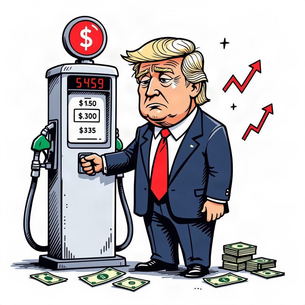 Rising Inflation and Fuel Costs Drive Trump's Approval Rating to a Record Low