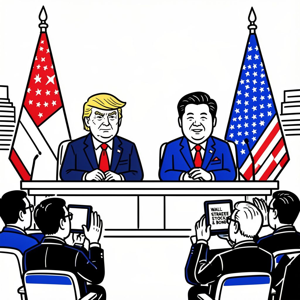 Wall Street Watches Closely as Trump Heads to Beijing for Critical Summit