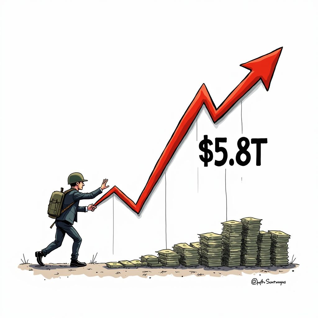 Fiscal Analysis Projects $5.8 Trillion Debt Increase from Proposed Defense Expansion