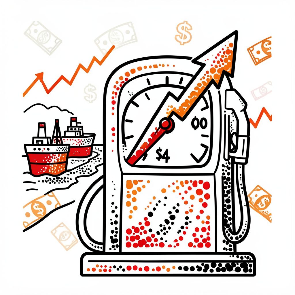 US Gasoline Prices Reach Unprecedented Late-Summer Record Amid Global Supply Disruptions