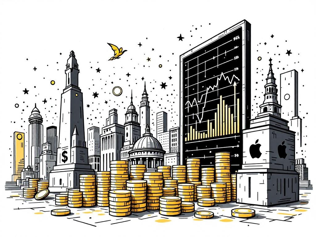 Apple Announcement Boosts Nasdaq as U.S. Stocks Surge
