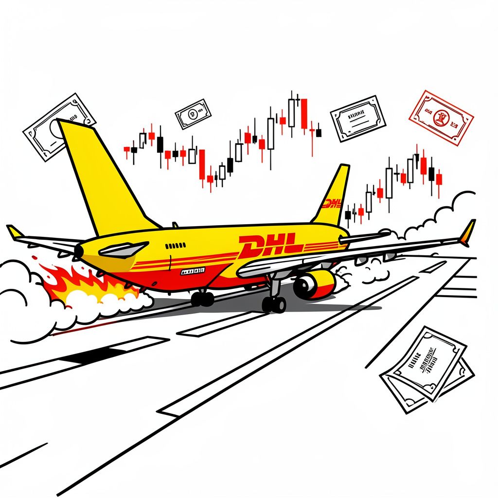 DHL Cargo Jet Suffers Fiery Landing Gear Failure at Los Angeles Airport