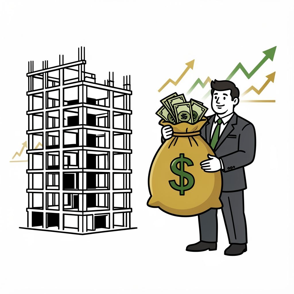 Apartment Construction Drops sharply while Massive Cash Reserve Awaits Investment