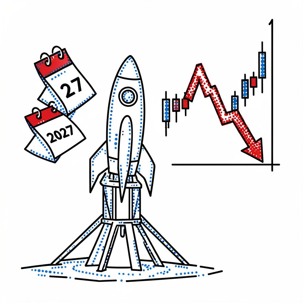 Rocket Lab Shares Fall as Maiden Launch of Key Rocket Moves to 2027