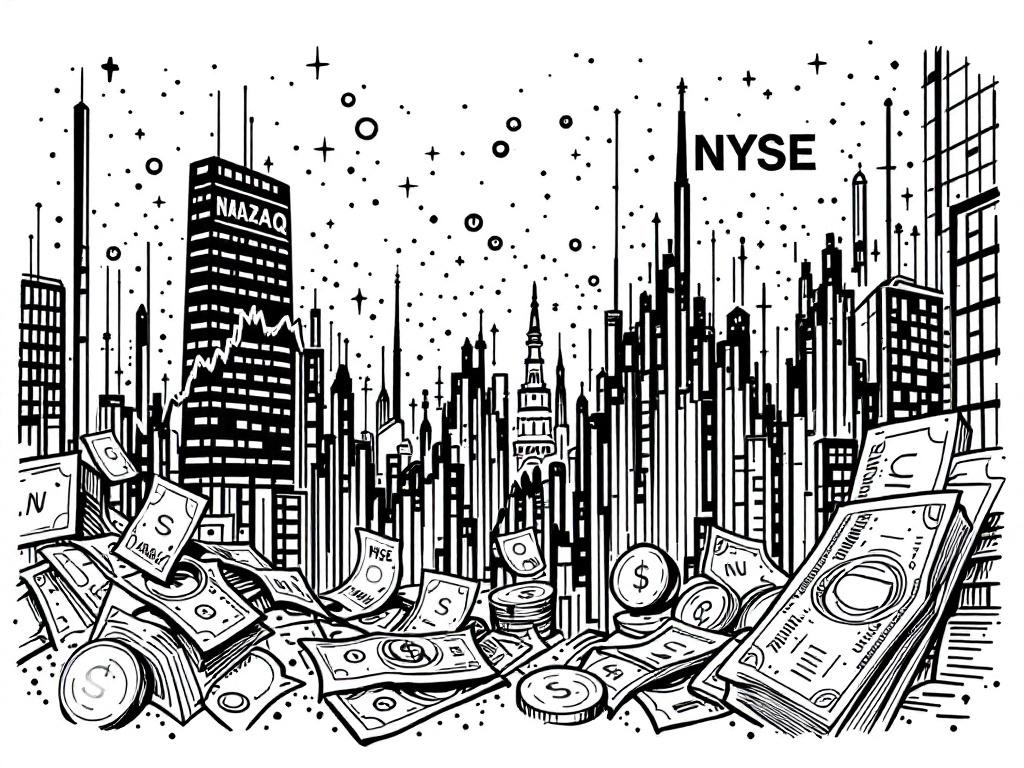 NASDAQ and NYSE Indices Drop Amid Economic Uncertainty
