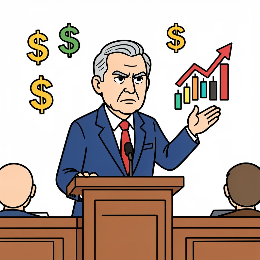 Federal Reserve Chief Refuses to Rule Out Interest Rate Hikes as Inflation Risks Persist