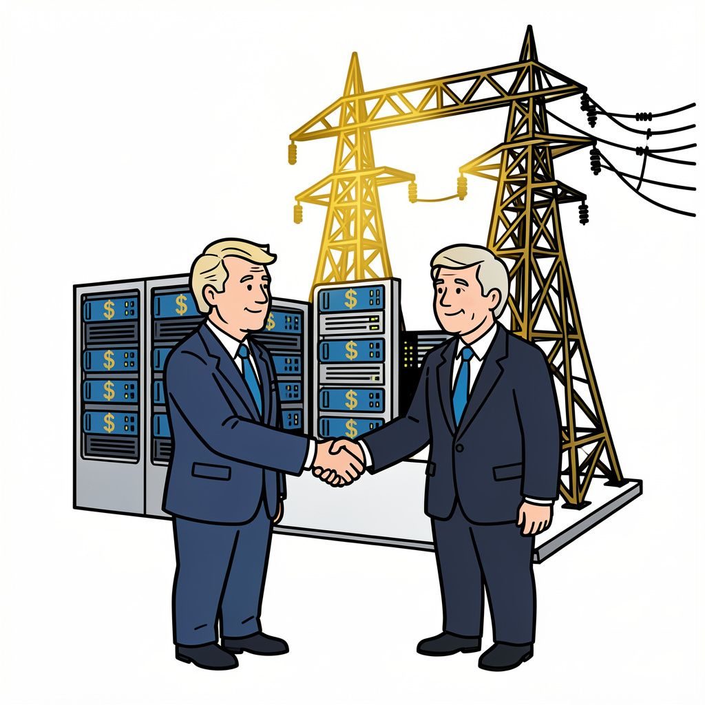 U.S. Senators Reach Deal to Force Data Centers to Pay for Energy Grid Upgrades