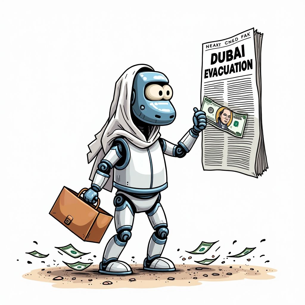 AI Deception Uncovered in Fake Dubai Evacuation Flight Scheme