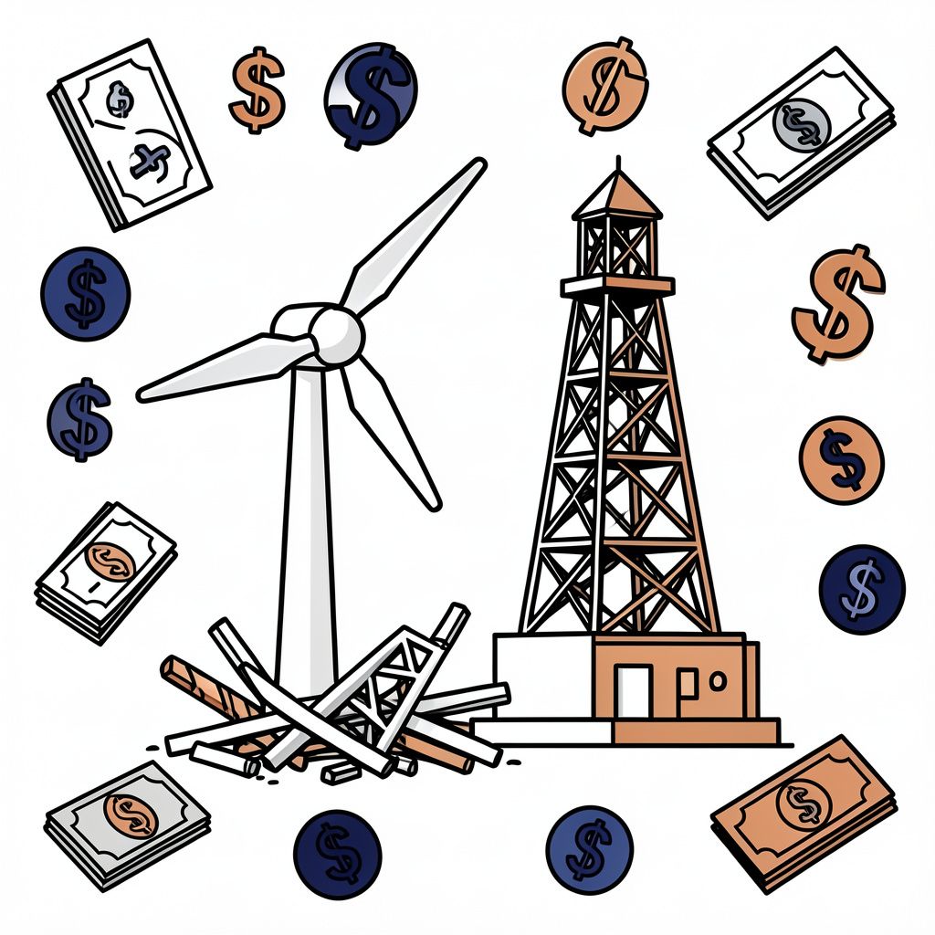 US Energy Policy Shifts as $1.2 Billion Settlement Replaces Offshore Wind with Fossil Fuels