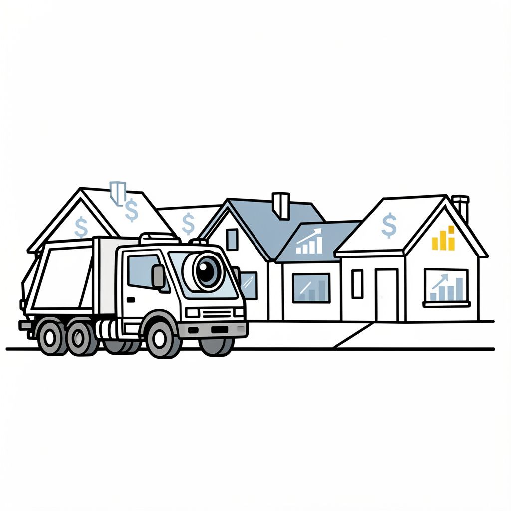 Dallas Mounts AI Cameras on Trash Trucks to Rank Home Conditions