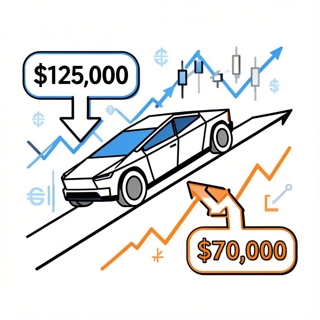 Used Tesla Cybertruck Values Drop as Electric Vehicle Market Normalizes