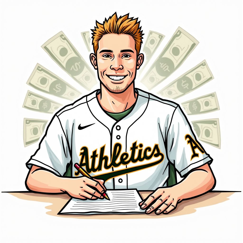 Athletics Agree to Historic $86 Million Extension with Tyler Soderstrom