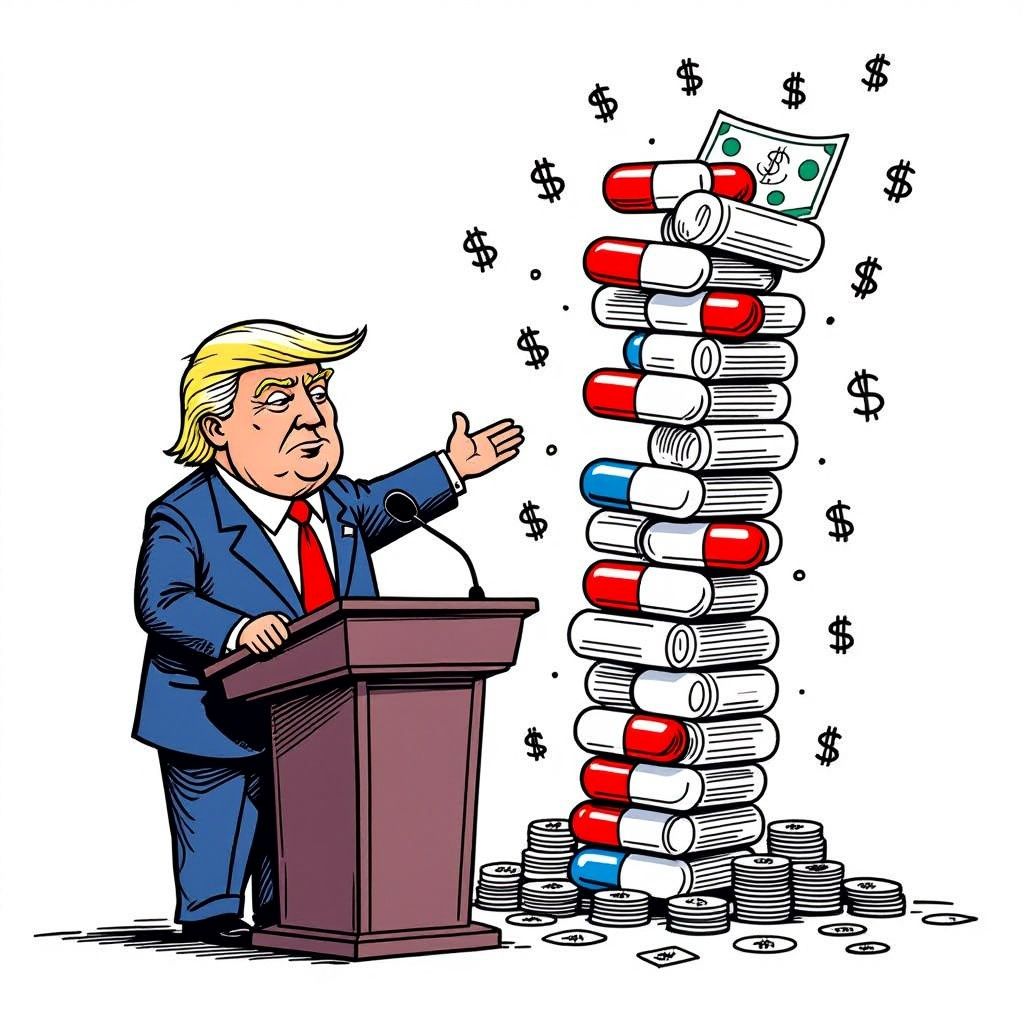 Trump Announces Plan for Steep Tariffs on Imported Generic Drugs