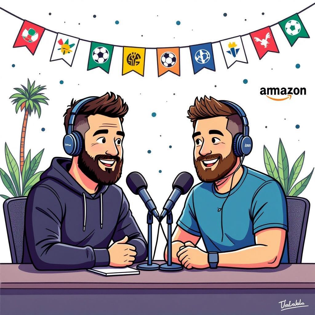 Amazon Capitalizes on World Cup Audience with Live Kelce Brothers Event in Los Angeles