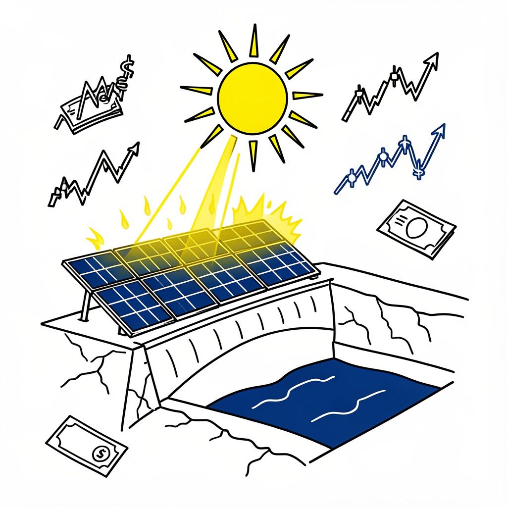 How Surge in Solar Power Saved European Grids During Summer Drought