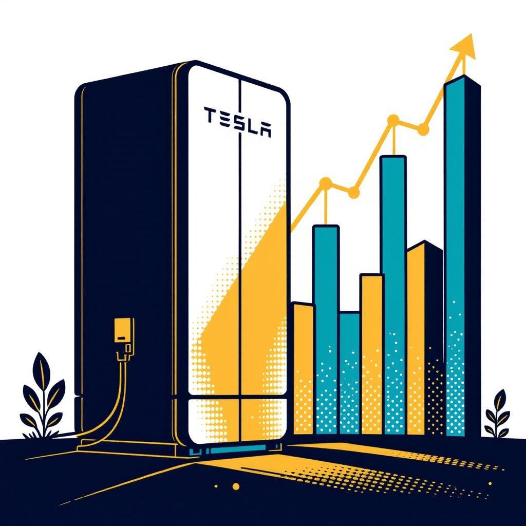 Tesla Achieves Near-Record Battery Storage Growth in Second Quarter