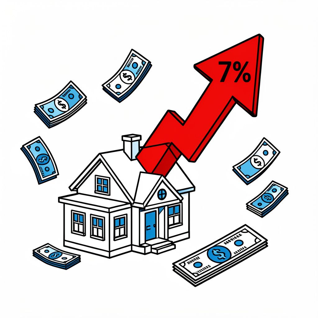 Rising Borrowing Costs Push US Mortgage Rates Past Seven Percent