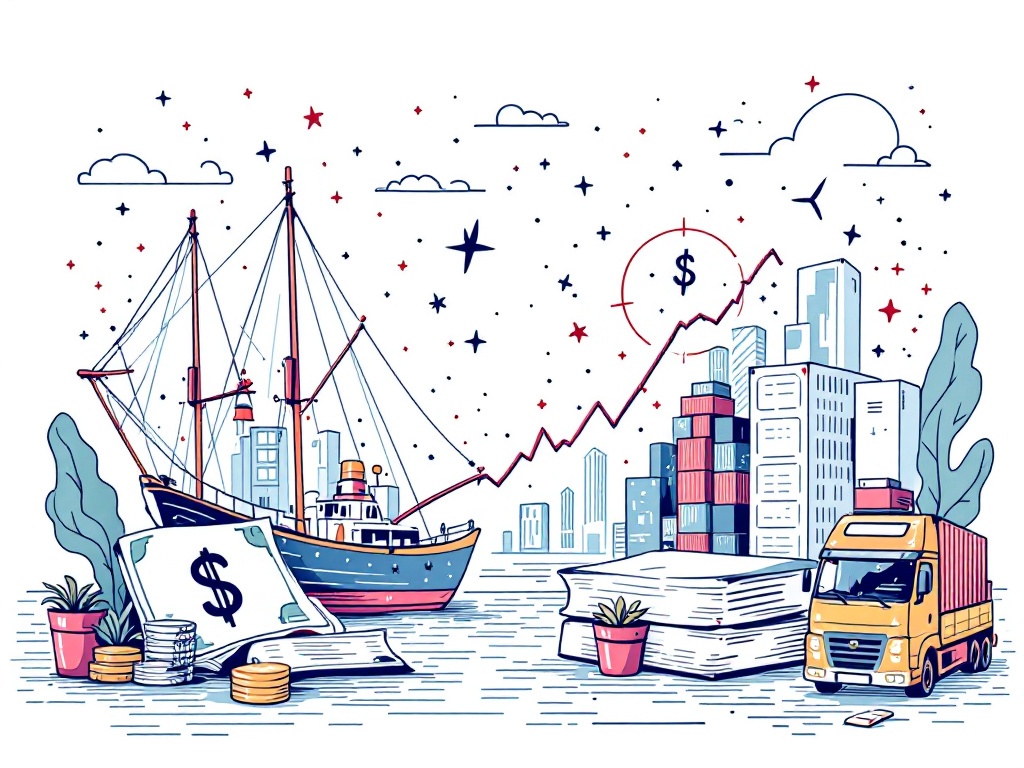 US Economy Contracts Due to Import Surge Ahead of Tariffs