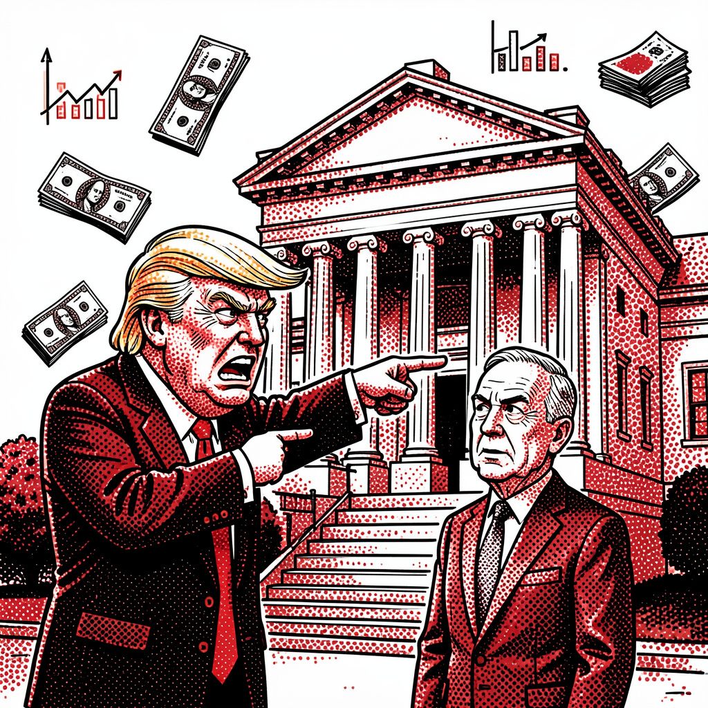 Trump Threatens to Fire Federal Reserve Chair Following Unannounced DOJ Visit