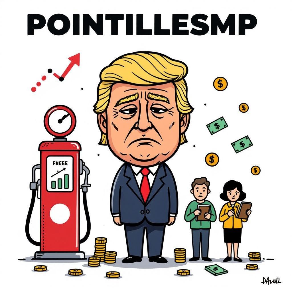 Rising Gas Prices and Economic Strain Push Trump's Approval to Second-Term Lows