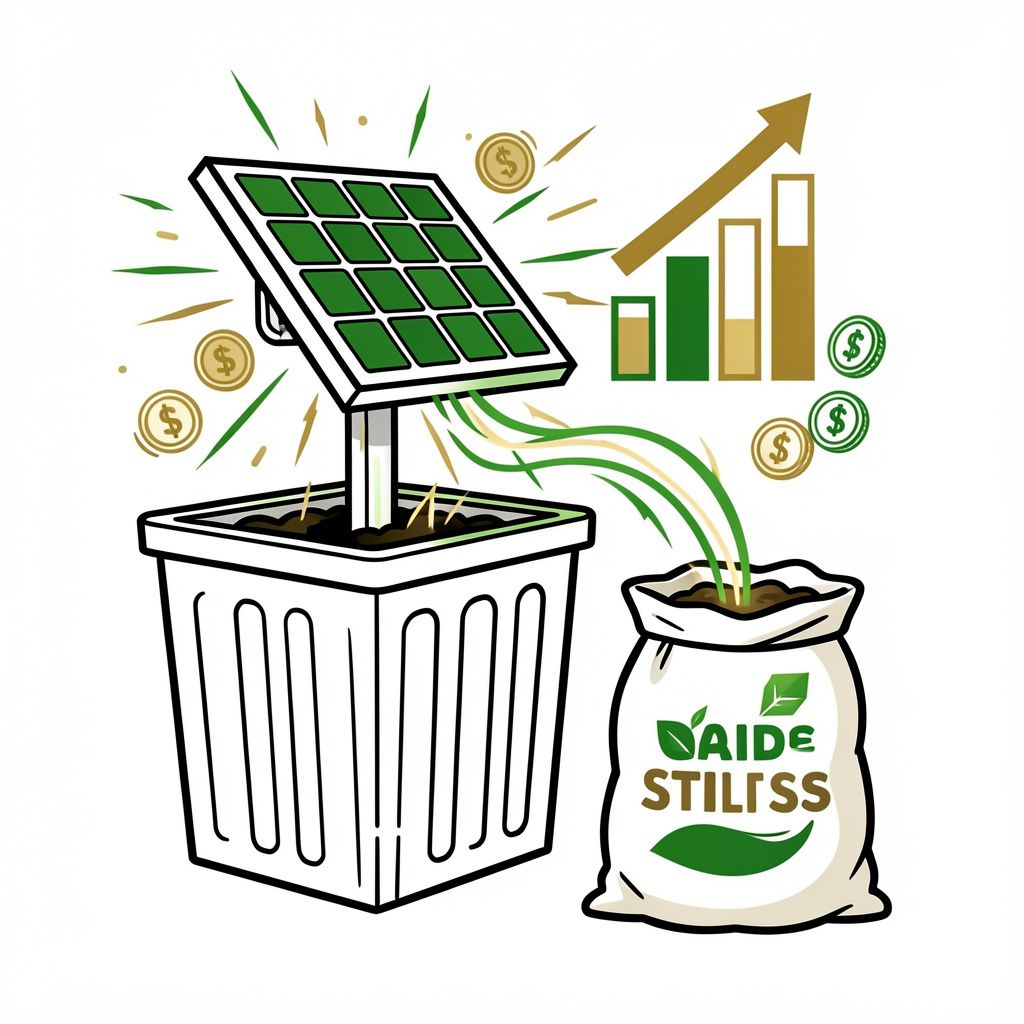 Next-Generation Hybrid Solar Panels Turn Wasted Heat Into Valuable Agricultural Fertilizer