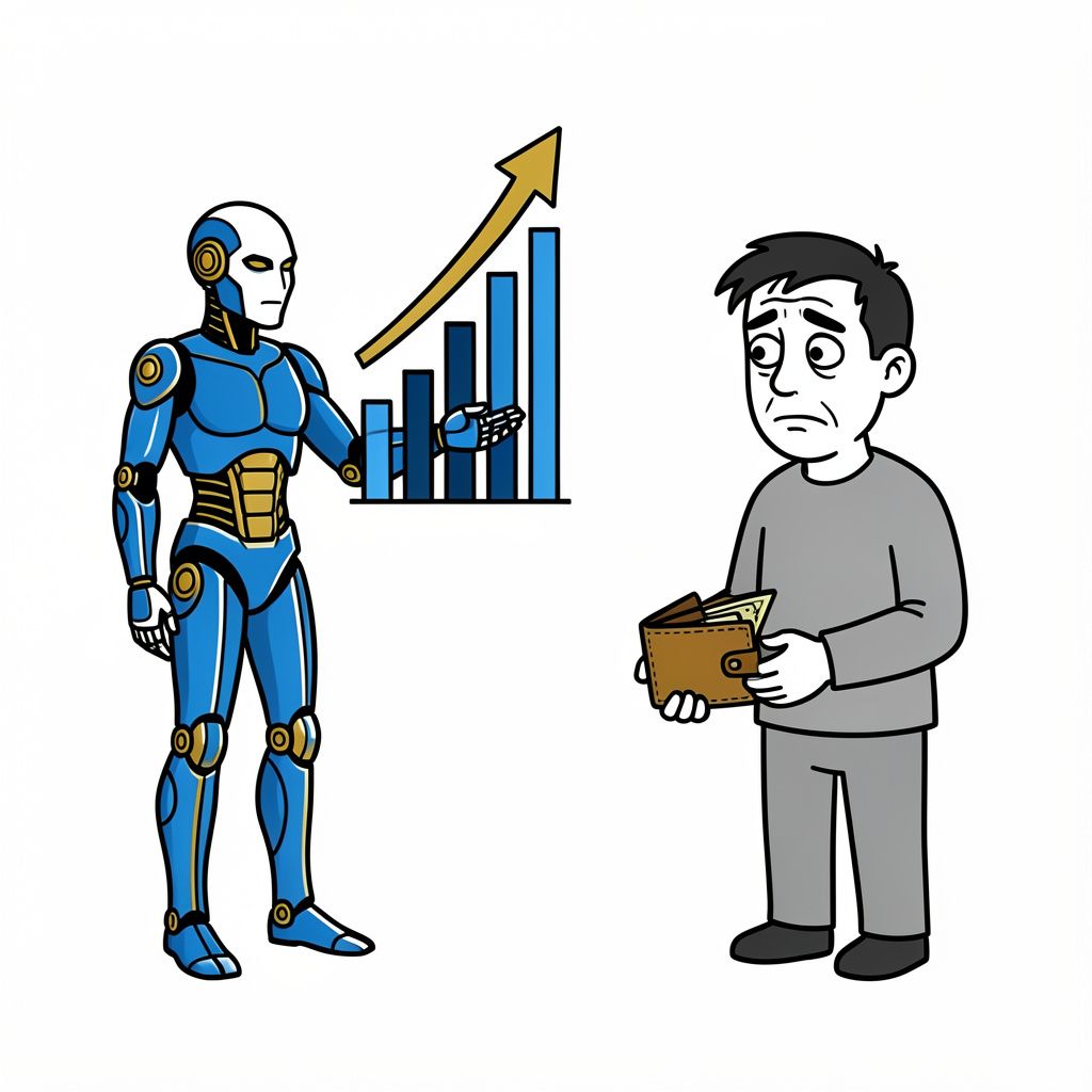Artificial Intelligence Investment Drives Growth as Real Wages Fall Behind Inflation