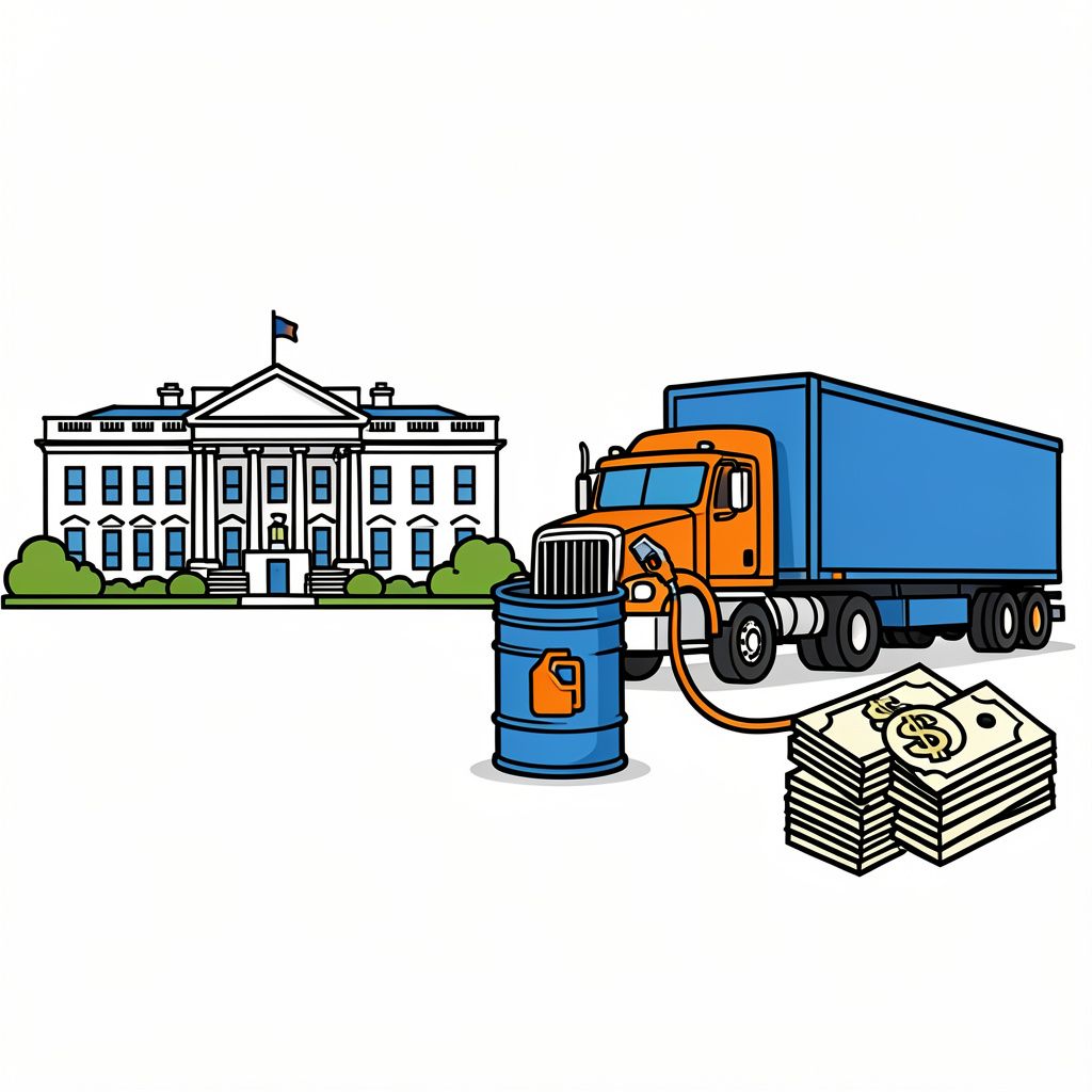 White House Considers Using Off-Road Fuel Stocks to Lower High Commercial Trucking Costs