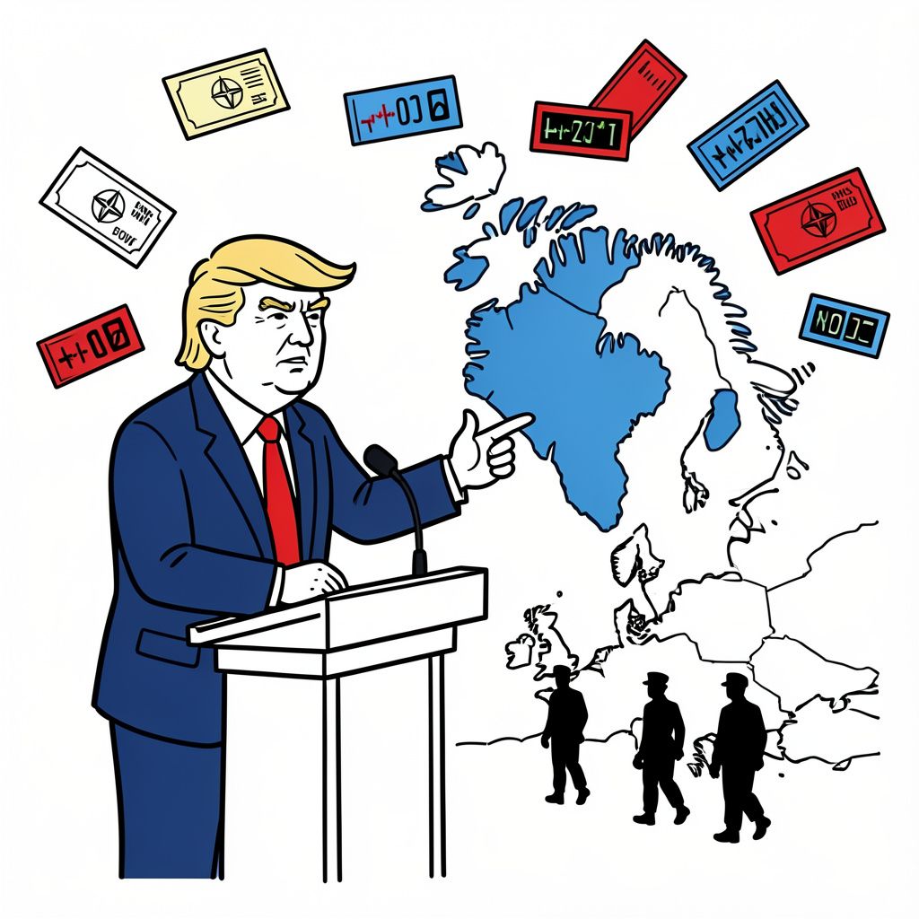 Trump Threatens to Withdraw U.S. Troops From Europe Over Greenland Dispute