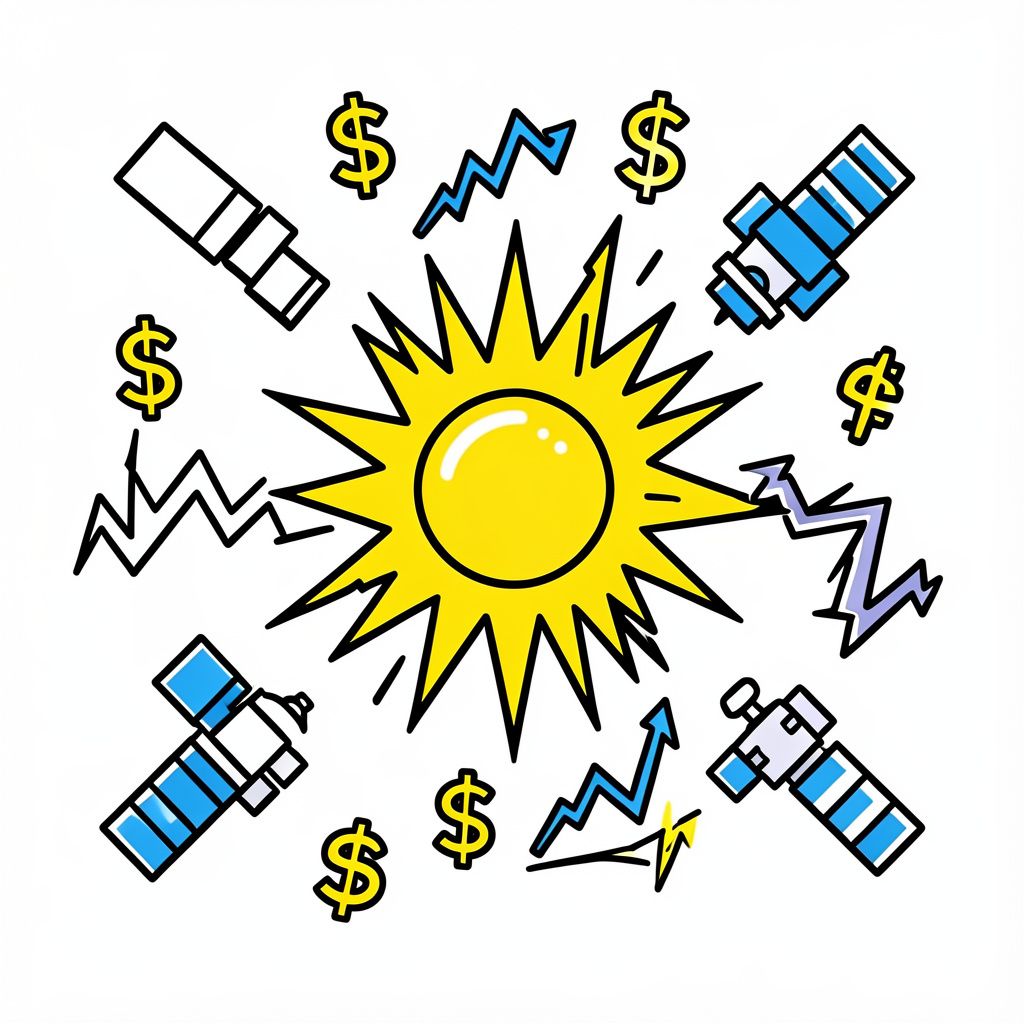 Powerful Solar Flare Triggers Radio Blackouts and Threats to Satellite Infrastructure