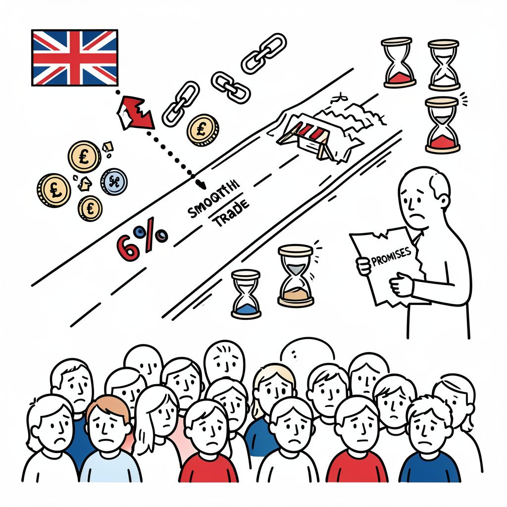 UK Economy 6% Smaller Due to Brexit—Ten Years of Unmet Promises